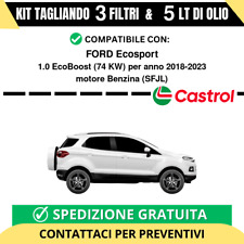 Tagliando per FORD Ecosport 1.0 EcoBoost 74 kw - 5 Lt di Castrol + 3 Filtri a...