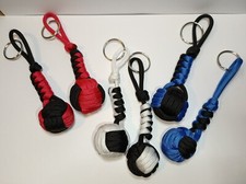 Portachiavi fatto a mano pugno di scimmia paracord Juve Inter Milan Atalanta  