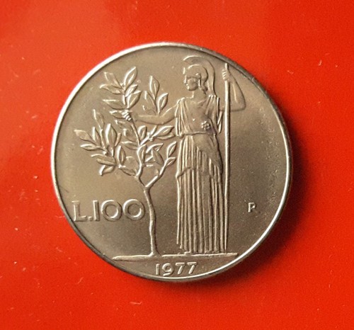 100 lire 1977 errore - 100,