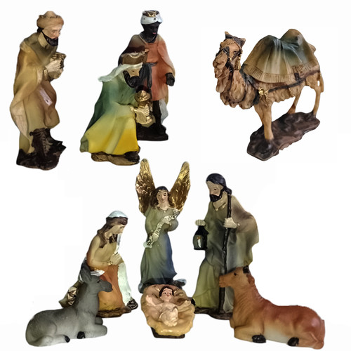 Natività sacrafamiglia 10pz - natività,