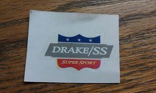 Drake SS, SUPER SPORT, Adesivo per skateboard, 1-1/2 x 3/4