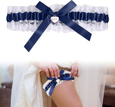 Giarrettiere Di Pizzo Blu