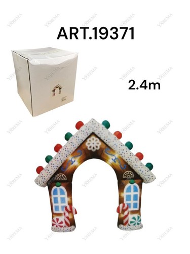 Arco gonfiabile natalizio con - arco,