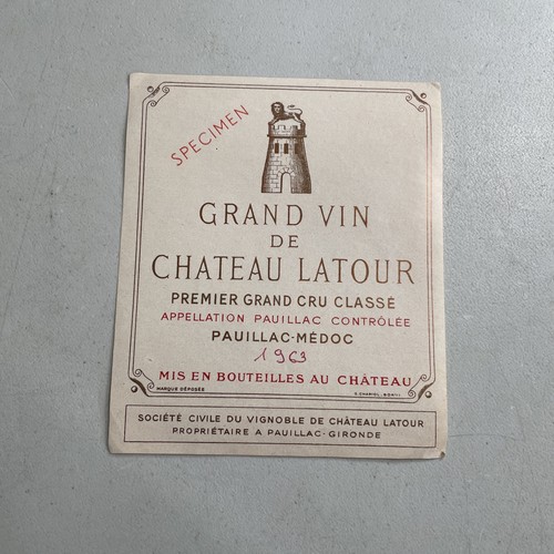 Etichetta bottiglia vino