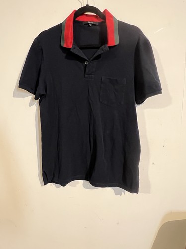 Gucci polo blu navy - navy, m
