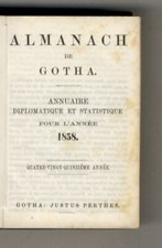 ALMANACH de Gotha. Annuaire