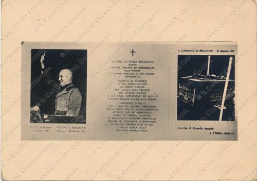 1945 giulino mezzegra benito - mezzegra,