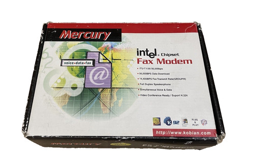 Modem fax mercury 56kbps - fax,