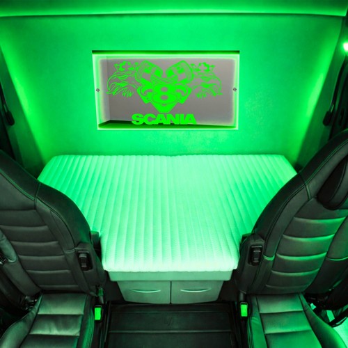 Insegna led scania rgb 40 - insegna, v8