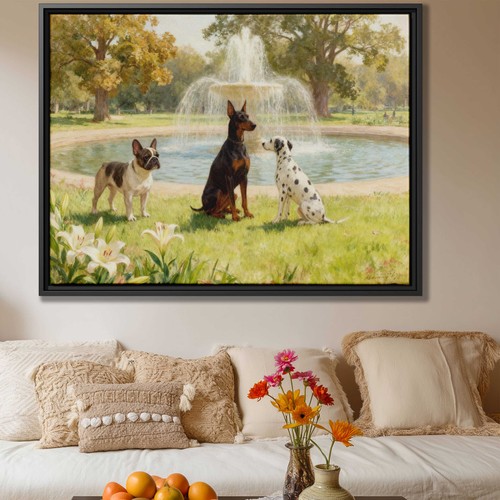 Oil painting art - painting, print