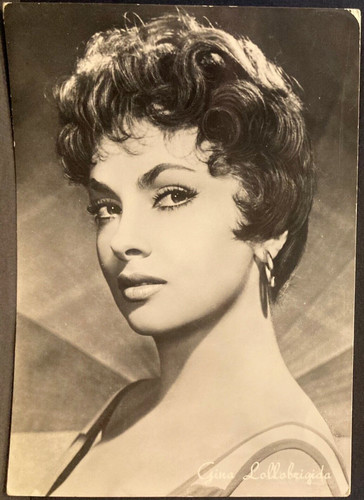 Gina lollobrigida cartolina - gina,