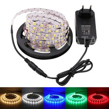 Striscia LED 60LED/m 5050 Luce Nastro Luminoso Bianco Caldo 12V per Decorazione