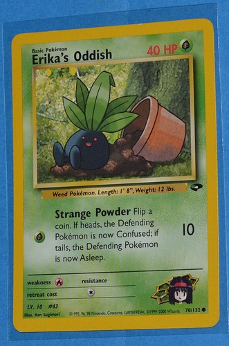 Erika oddish 132 ex - ex,
