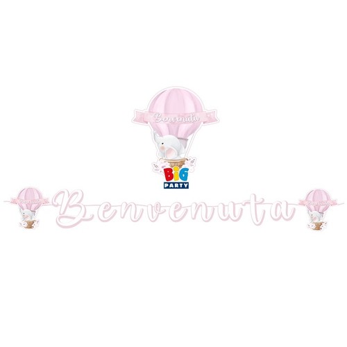 Festone carta benvenuta - festone,