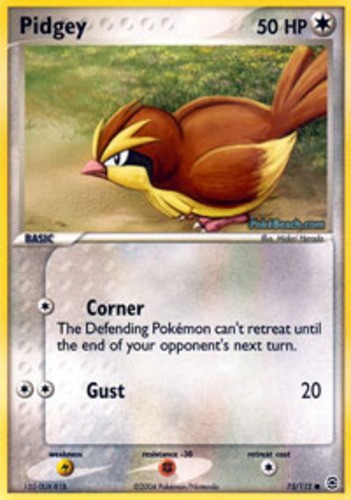 Pidgey 112 common - pidgey,