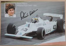 Desire Wilson Williams 1980 foto autografa originale 