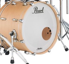 Pearl Masters Acero Completo Acero Naturale Opaco 18x16" Basso Kick Drum No Mount