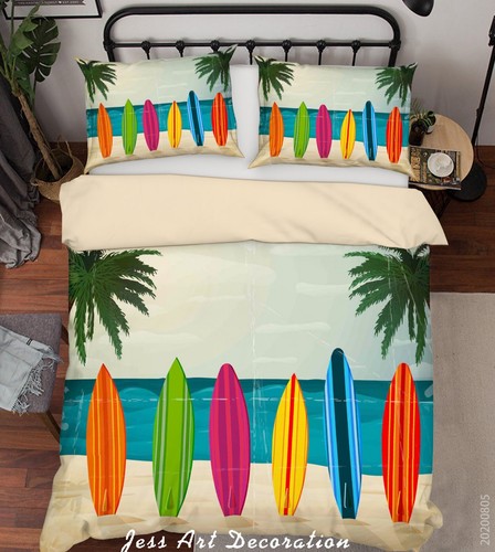 Tavola surf spiaggia - tavola, 3d