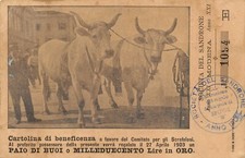A2217 SOCIETÀ DEL SANDRONE MODENA PAIO DI BUOI O 1200 LIRE IN ORO PRO SCROFOLOSI