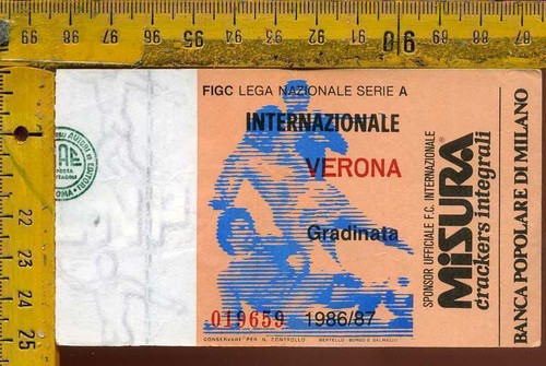 Biglietto calcio campionato - calcio,