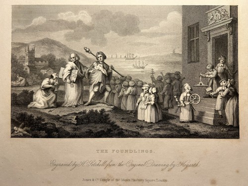 The foundlings caricature 1833 - the,