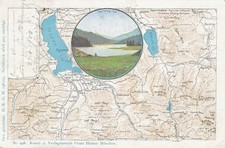 Lago Spitzing con mappa