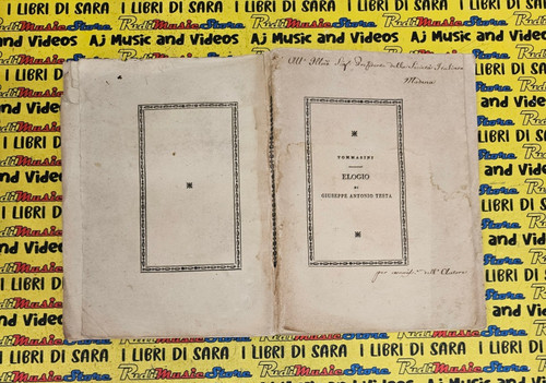 Book libro elogio - elogio, giuseppe