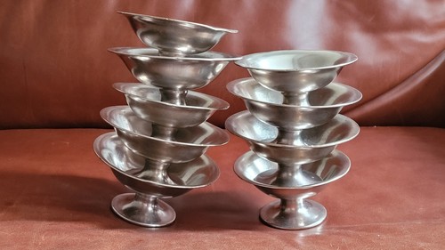 Tazza gelato argento argentato