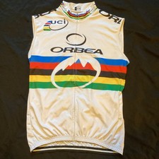 Orbea World Champion Maglia Ciclismo Uomo Taglia XXL Senza Maniche - Bianco