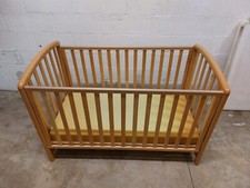 Lettino bimbo (USATO), 130x73 cm, beige, con materasso