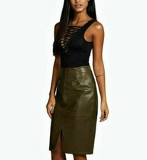 Gonna formale elegante verde