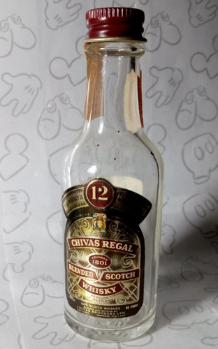 Mini bottiglia vuota whisky - mini,