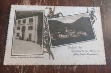 CARTOLINA D'EPOCA ORIGINALE BERGAMO PROVINCIA VALTORTA SALUTI DA VAL BREMBANA 