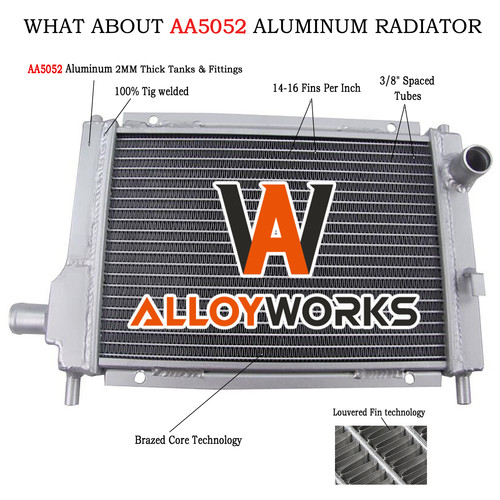 Rangées aluminium radiateur - aluminium,