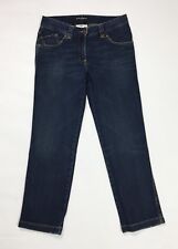 Dolce Gabbana jeans capri donna usato slim skinny denim blu w26 tg 40 stretch