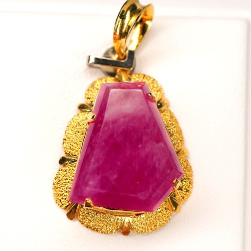 Ciondolo rubino oro - ct.,