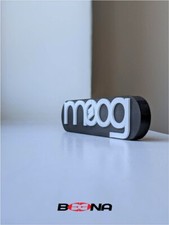 Moog synth logo display - synth,