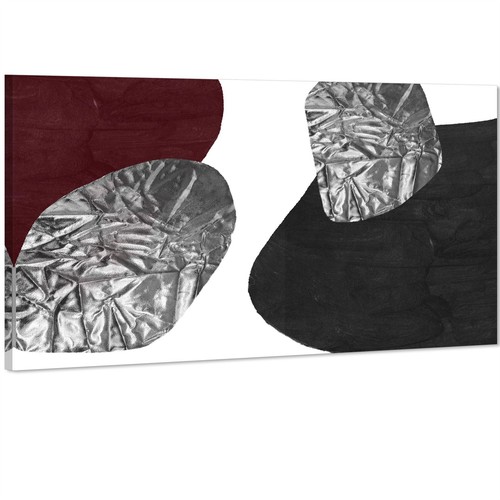 Quadro astratto rosso - , grigio