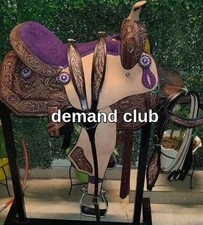 Set sella western in pelle