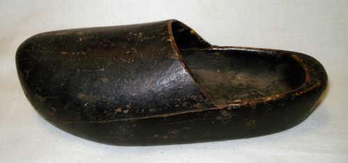 Scarpa zoccolo antico legno