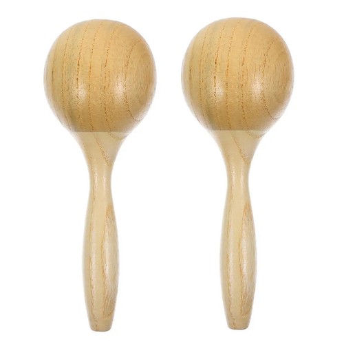 Lot maracas bois pour - 2,