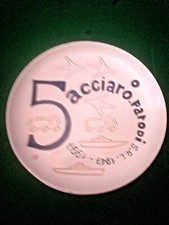 Piatto pubblicitario in ceramica Acciaro e Parodi Cerasarda Sassari