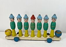 ANTICO GIOCO DEI BIRILLI IN LEGNO * SARACCO * RUBINO * BORRIONE * LA NORIMBERGA