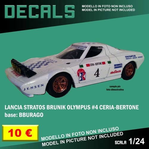 Decals repro lancia - lancia, stratos