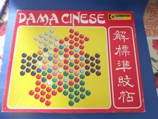 GIOCATTOLI VINTAGE GIOCO DA TAVOLO DAMA CINESE---
