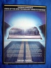 Harman Kardon CA260 car amplifier promo advertisement  "Audio" 1984