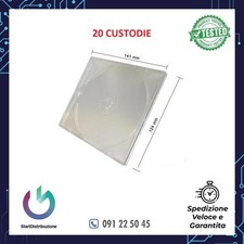 20 PZ. CUSTODIE SLIM CLEAR