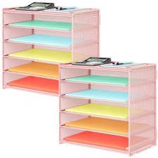 2 Pack 6 Tier Paper Organizer