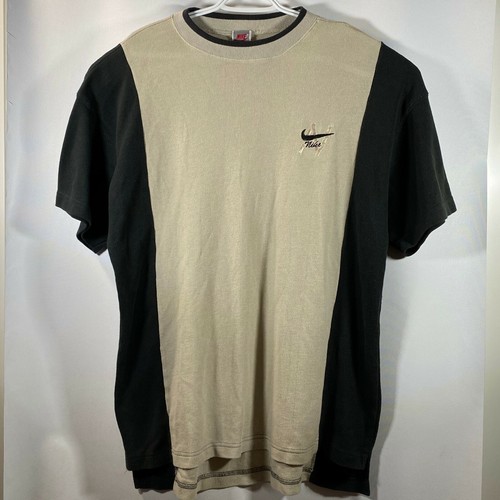 Vintage nike ricamato grigio - vintage,