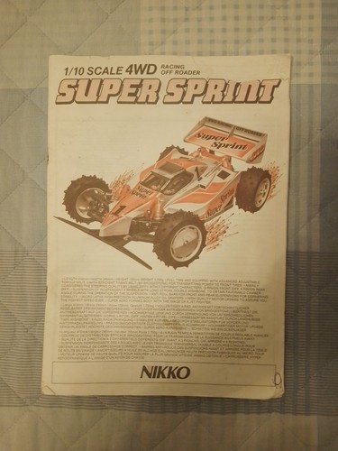 Manuale nikko super sprint - sprint, (